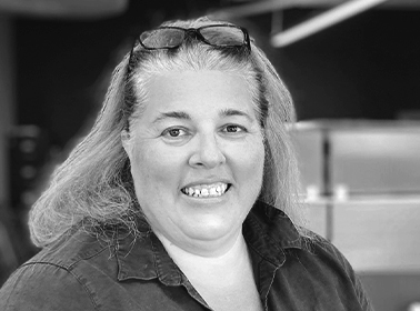 black and white portrait of a woman
