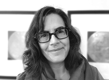 black and white portrait of a woman