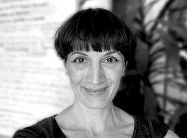 black and white portrait of a woman