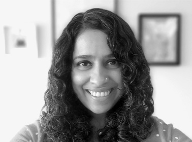 black and white portrait of a woman